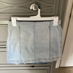 Stretchy Jean skirt, size 2, worn once!